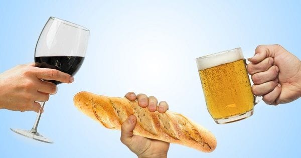 Vino, pan y cerveza Vino, pan y cerveza