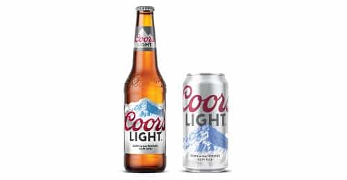 Coors Light American Light Lager Cerveza Coors Light