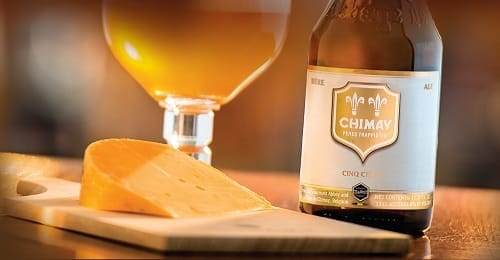 Maridaje de queso y cervezas belgas Maridaje queso y cerveza belga Chimay
