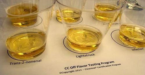 Entrenamiento en off-flavors