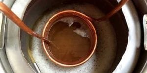 Enfriando el mosto Enfriador de mosto por inmersión