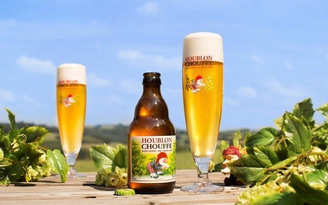 cervezas belgas: Houblon Chouffe Dobbelen IPA Tripel