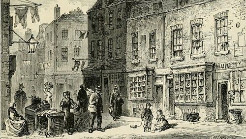 Barrio Saint Giles Londres 1814