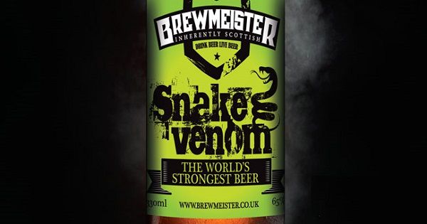 Snake venon la cerveza más fuerte del mundo