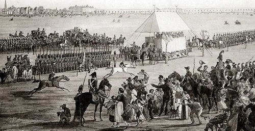 Course de chevaux lors de la célébration de 1810 Course de chevaux lors de la célébration de l'Oktoberfest de 1810