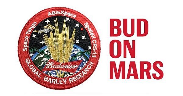 Logo Budweiser Bud on Mars