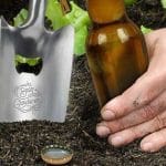 Cerveza en la jardineria