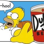 Homero y cerveza Duff
