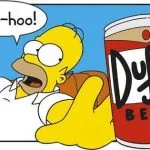 Homero y cerveza Duff