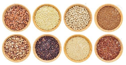 Variedad de granos sin gluten variedad de granos sin gluten