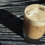 Latte helado irlandes con stout