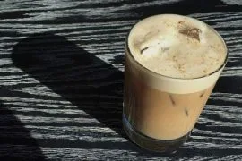 Latte helado irlandes con stout