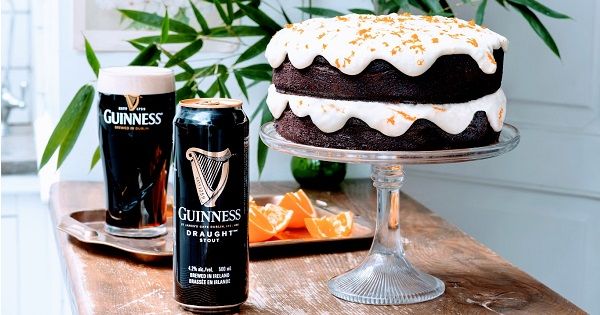 Torta de cerveza Guinness