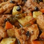 Receta de pollo a la cerveza y ajo negro