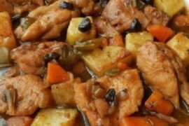 Receta de pollo a la cerveza y ajo negro