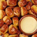 Receta de bocadillos pretzel con cerveza