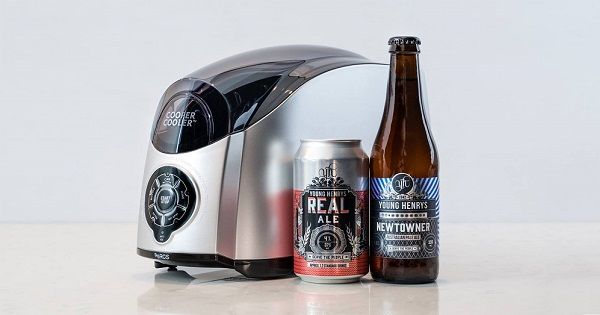 ritmo Incorporar Fuera de borda Cooper Cooler, el enfriador de latas y botellas portátil más veloz del  mercado - The Beer Times™
