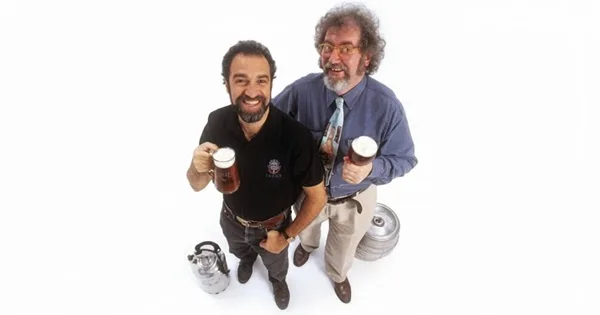 Charlie Papazian y Michael Jackson Charlie Papazian y Michael Jackson