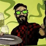 Maridaje de cerveza y marihuna (cannabis)