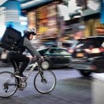 Delivery en bicicleta