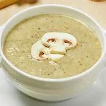 Crema de champiñones