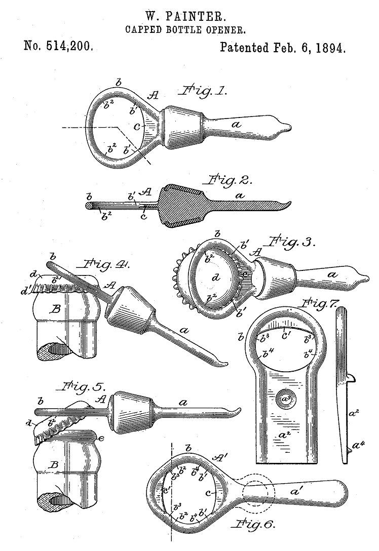 Patente 466,266 Bottle Sealing Device