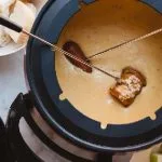 Receta de fondue de queso con Orval