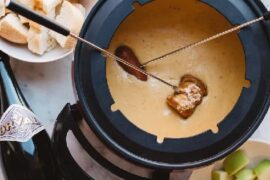 Receta de fondue de queso con Orval
