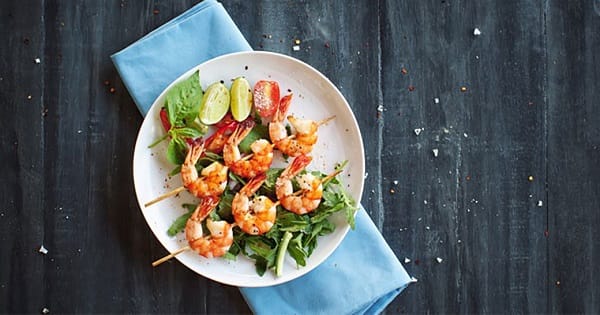 Receta de camarones con vinagreta de IPA