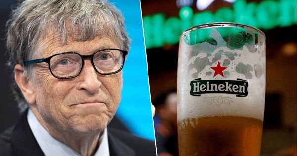 Bill Gates ingresa a la propiedad de Heineken