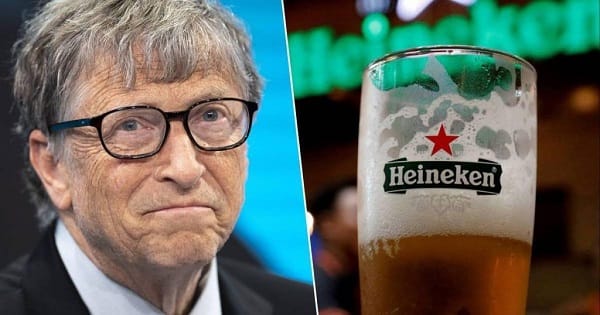 Bill Gates ingresa a la propiedad de Heineken