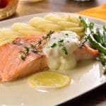 Receta de salmón con IPA y eneldo