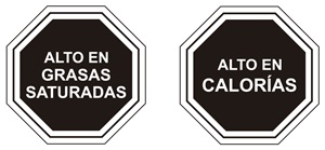 Alto en grasas saturadas y calorías