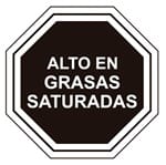 Alto en grasas saturadas