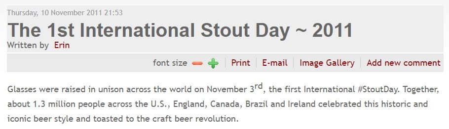 Post de Erin Peters Stout Day 2011