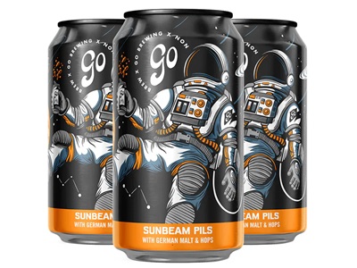 Go Brewing Suspended in a Sunbeam Pils