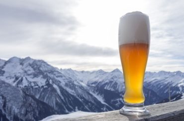 Cerveza en la montaña