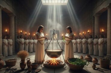 Elaboración de Kykeon en los misterios de Eleusis
