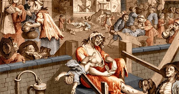 La historia de la Gin Craze londinense