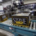 Linea de envasado Stone Brewing
