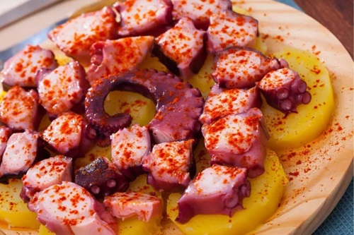 Pulpo a la gallega Pulpo a la gallega
