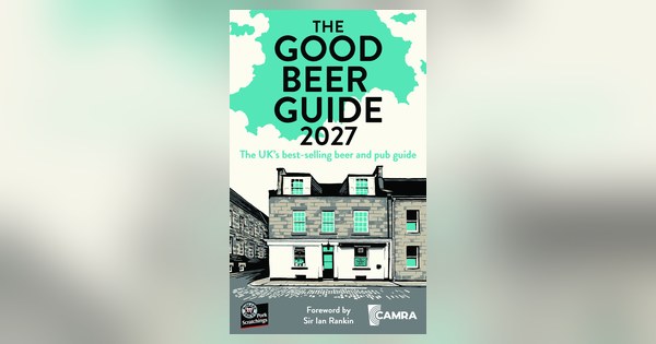 Portada de la Good Beer Guide 2027 de CAMRA con el Oxford Bar de Edimburgo