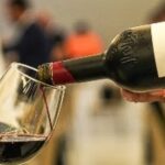 Joven consulta una app de inteligencia artificial para elegir una botella de vino