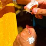 Polvo blanco Wiesn Koks consumido en las mesas del Oktoberfest de Múnich
